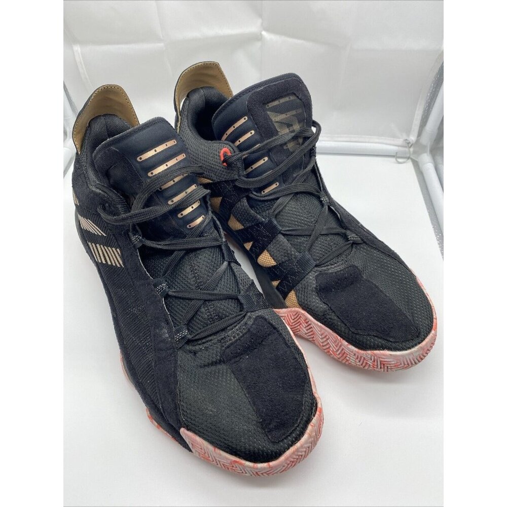 Adidas Dame 6 Signal Pink Men's 10 FV8624 Sneaker Shoes Damian Lilliard